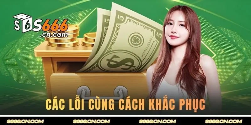 Các lỗi cùng cách khắc phục